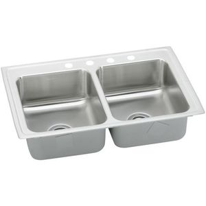 EBPSR23173 Pacemaker Stainless Steel Double Bowl Kitchen Sink - Stainless Steel EBPSR23173 Pacemaker Stainless Steel Double Bowl Kitchen Sink - Stainless Steel