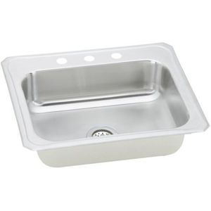 ECR25221 Celebrity Stainless Steel Single Bowl Kitchen Sink - Stainless Steel ECR25221 Celebrity Stainless Steel Single Bowl Kitchen Sink - Stainless Steel