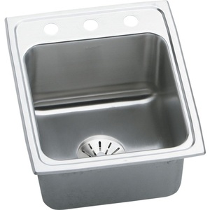 EDLR172210PD1 Gourmet Stainless Steel Single Bowl Kitchen Sink - Stainless Steel EDLR172210PD1 Gourmet Stainless Steel Single Bowl Kitchen Sink - Stainless Steel