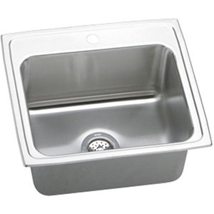 EDLR2219101 Lustertone Stainless Steel Single Bowl Kitchen Sink - Stainless Steel EDLR2219101 Lustertone Stainless Steel Single Bowl Kitchen Sink - Stainless Steel