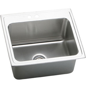 EDLR2522101 Lustertone Stainless Steel Single Bowl Kitchen Sink - Stainless Steel EDLR2522101 Lustertone Stainless Steel Single Bowl Kitchen Sink - Stainless Steel