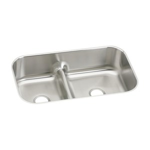 EEAQDUH3421 Gourmet Stainless Steel Undermount - Double Bowl Kitchen Sink - Stainless Steel EEAQDUH3421 Gourmet Stainless Steel Undermount - Double Bowl Kitchen Sink - Stainless Steel