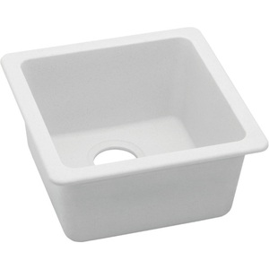 EELG1515WH0 Gourmet E-Granite Self-Rimming Bar Sink - White EELG1515WH0 Gourmet E-Granite Self-Rimming Bar Sink - White