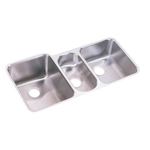 EELUH4020 Lustertone Triple Bowl Sink Kitchen Sink - Stainless Steel EELUH4020 Lustertone Triple Bowl Sink Kitchen Sink - Stainless Steel