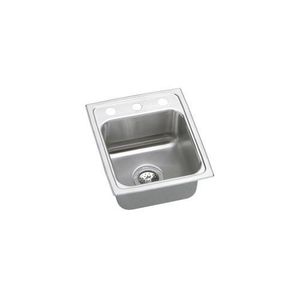 ELR13162 Lustertone Self-Rimming Bar Sink - Stainless Steel ELR13162 Lustertone Self-Rimming Bar Sink - Stainless Steel