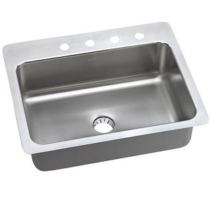 ELSR27224 Gourmet Stainless Steel Single Bowl Kitchen Sink - Stainless Steel ELSR27224 Gourmet Stainless Steel Single Bowl Kitchen Sink - Stainless Steel