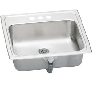 EPSLVR19173 Pacemaker Self Rimming Bathroom Sink - Stainless Steel EPSLVR19173 Pacemaker Self Rimming Bathroom Sink - Stainless Steel