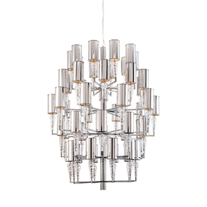 E17775038 Luxuria Large Foyer Chandelier Chandelier - Chrome / Silver E17775038 Luxuria Large Foyer Chandelier Chandelier - Chrome / Silver