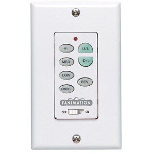 FC23 Dual Button Control Ceiling Fan Control - White FC23 Dual Button Control Ceiling Fan Control - White