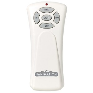 FC24 Dual Control Ceiling Fan Control - White FC24 Dual Control Ceiling Fan Control - White