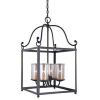 Foyer Pendant Lighting 14-5/8" Width Foyer Pendant Lighting 14-5/8" Width