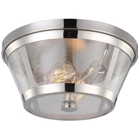 Flush Mount Ceiling Light 13-3/4" Width Flush Mount Ceiling Light 13-3/4" Width