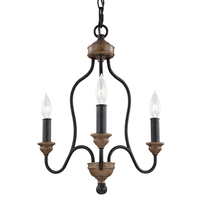 Mini Chandelier 16-1/2" Width Mini Chandelier 16-1/2" Width