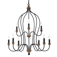 Mid Sized Chandelier 30-3/4" Width Mid Sized Chandelier 30-3/4" Width