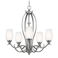 Mid Sized Chandelier 25-1/2" Width Mid Sized Chandelier 25-1/2" Width