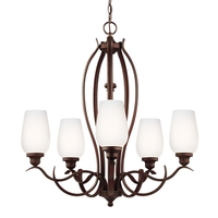 Mid Sized Chandelier 25-1/2" Width Mid Sized Chandelier 25-1/2" Width