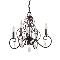 Mini Chandelier 20-1/4" Width Mini Chandelier 20-1/4" Width