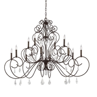 Large Foyer Chandelier 50-1/8" Width Large Foyer Chandelier 50-1/8" Width