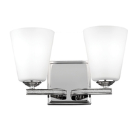 Bathroom Lighting (2 Bulbs) 13" Width Bathroom Lighting (2 Bulbs) 13" Width