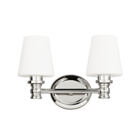 Bathroom Lighting (2 Bulbs) 14" Width Bathroom Lighting (2 Bulbs) 14" Width