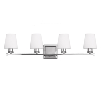 Bathroom Lighting (4 or more bulbs) 33" Width Bathroom Lighting (4 or more bulbs) 33" Width