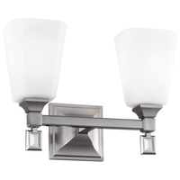 Bathroom Lighting (2 Bulbs) 13-3/4" Width Bathroom Lighting (2 Bulbs) 13-3/4" Width