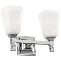 Bathroom Lighting (2 Bulbs) 13-3/4" Width Bathroom Lighting (2 Bulbs) 13-3/4" Width