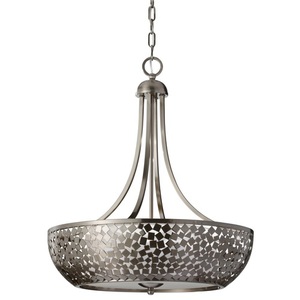 MF27454BS Zara Entrance / Foyer Pendant Light - Brushed Steel MF27454BS Zara Entrance / Foyer Pendant Light - Brushed Steel