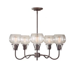 MF28245RI Urban Renewal Mini Chandelier - Rustic Iron MF28245RI Urban Renewal Mini Chandelier - Rustic Iron