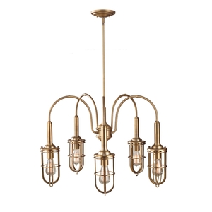 MF28265DAB Urban Renewal Mini Chandelier - Dark Antique Brass MF28265DAB Urban Renewal Mini Chandelier - Dark Antique Brass