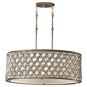 MF25693BUSF Lucia Mini Chandelier - Burnished Silver MF25693BUSF Lucia Mini Chandelier - Burnished Silver