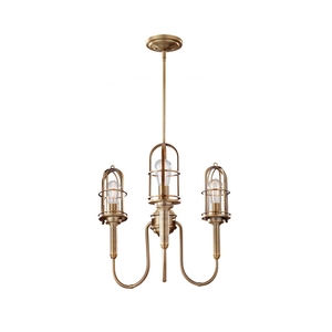 MF28253DAB Urban Renewal Mini Chandelier - Dark Antique Brass MF28253DAB Urban Renewal Mini Chandelier - Dark Antique Brass