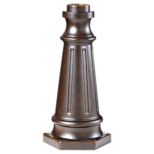 MPostbaseWAL Post Mount Post / Base Post Lights - Walnut MPostbaseWAL Post Mount Post / Base Post Lights - Walnut