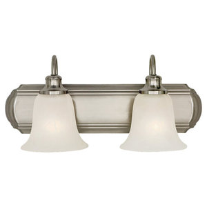 MVS10702BS Vista 2 Bulb Bathroom Lighting - Brushed Steel MVS10702BS Vista 2 Bulb Bathroom Lighting - Brushed Steel