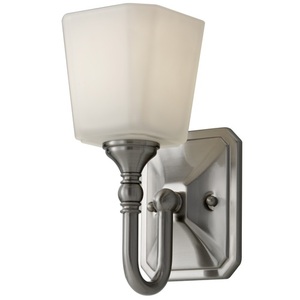 MVS19701BS Concord 1 Bulb Wall Sconce - Brushed Steel MVS19701BS Concord 1 Bulb Wall Sconce - Brushed Steel