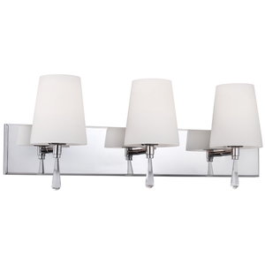 MVS53003SN Monica 3 Bulb Bathroom Lighting - Satin Nickel MVS53003SN Monica 3 Bulb Bathroom Lighting - Satin Nickel