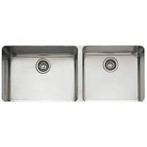 FKBX12043 Kubus Stainless Steel Undermount - Double Bowl Kitchen Sink - Stainless Steel FKBX12043 Kubus Stainless Steel Undermount - Double Bowl Kitchen Sink - Stainless Steel