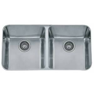 FLAX12034 Largo Stainless Steel Undermount - Double Bowl Kitchen Sink - Stainless Steel FLAX12034 Largo Stainless Steel Undermount - Double Bowl Kitchen Sink - Stainless Steel