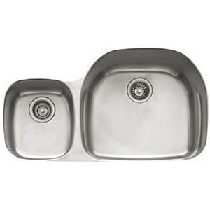 FPRX120LH Prestige Stainless Steel Undermount - Double Bowl Kitchen Sink - Stainless Steel FPRX120LH Prestige Stainless Steel Undermount - Double Bowl Kitchen Sink - Stainless Steel