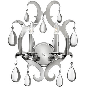 FFR43355PSS Xanadu Multi Bulb Wall Sconce - Polished Stainless Steel FFR43355PSS Xanadu Multi Bulb Wall Sconce - Polished Stainless Steel