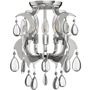 FFR43359PSS Xanadu Semi Flush Mount Ceiling Light - Polished Stainless Steel FFR43359PSS Xanadu Semi Flush Mount Ceiling Light - Polished Stainless Steel