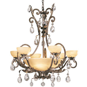 FFR44102FRM Barcelona Mid Sized Chandelier Chandelier - French Marble FFR44102FRM Barcelona Mid Sized Chandelier Chandelier - French Marble