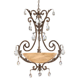 FFR44103FRM Barcelona Large Foyer Chandelier Chandelier - French Marble FFR44103FRM Barcelona Large Foyer Chandelier Chandelier - French Marble