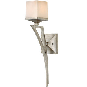 FFR49190SLF San Simeon 1 Bulb Wall Sconce - Silver Leaf FFR49190SLF San Simeon 1 Bulb Wall Sconce - Silver Leaf