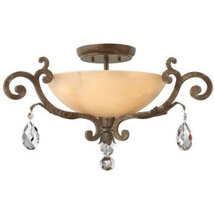 FFR44104FRM Barcelona Semi Flush Mount Ceiling Light - French Marble FFR44104FRM Barcelona Semi Flush Mount Ceiling Light - French Marble