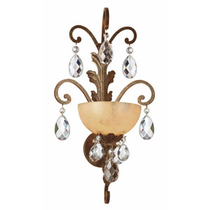 FFR44110FRM Barcelona 1 Bulb Wall Sconce - French Marble FFR44110FRM Barcelona 1 Bulb Wall Sconce - French Marble