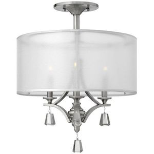 FFR45601BNI Mime Semi Flush Mount Ceiling Light - Brushed Nickel FFR45601BNI Mime Semi Flush Mount Ceiling Light - Brushed Nickel