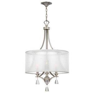 FFR45606BNI Mime Drum Pendant Pendant Light - Brushed Nickel FFR45606BNI Mime Drum Pendant Pendant Light - Brushed Nickel