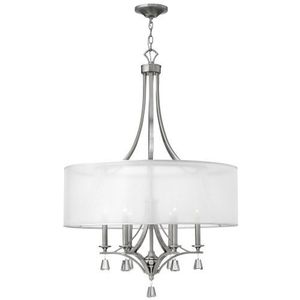 FFR45608BNI Mime Drum Pendant Pendant Light - Brushed Nickel FFR45608BNI Mime Drum Pendant Pendant Light - Brushed Nickel