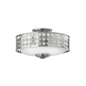 FFR41521BNI Zephyr Semi Flush Mount Ceiling Light - Brushed Nickel FFR41521BNI Zephyr Semi Flush Mount Ceiling Light - Brushed Nickel